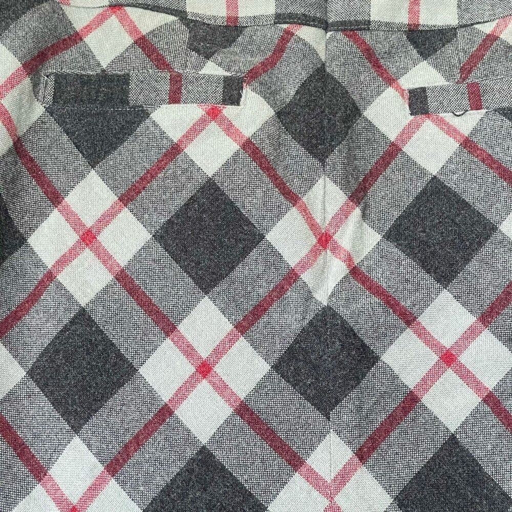 Merona Womens Plaid Tartan Mini Skirt Preppy Wool Blend Work Career Office Sz 12 - Picture 8 of 12